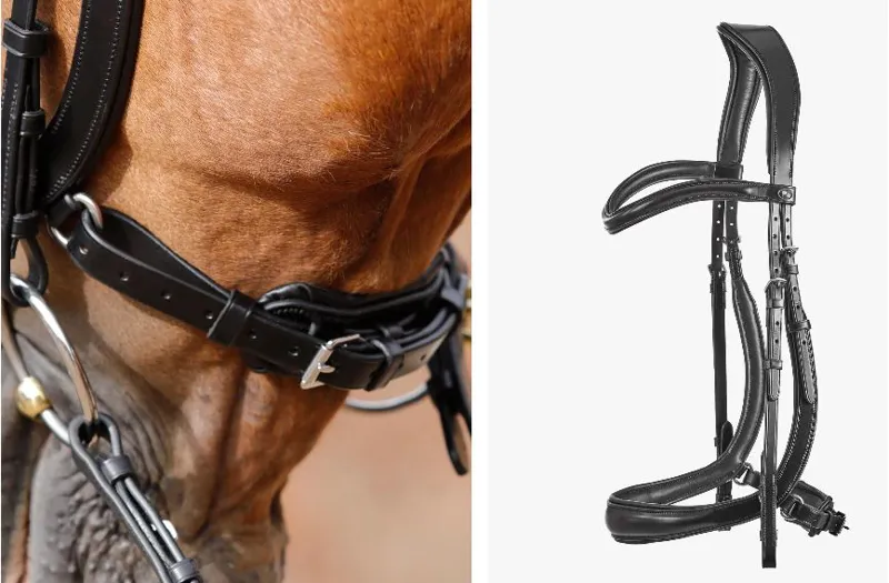 Lambro Anatomic Bridle Crank Noseband-1